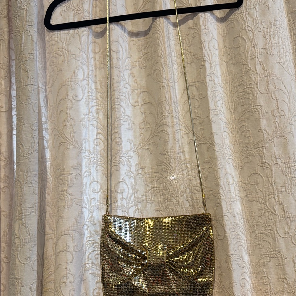 Whiting and Davis Gold evening bag